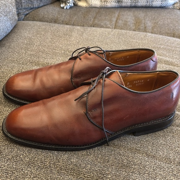 Allen Edmonds Durand Men\'s Brown  Leather‎ Oxford Lace Up Dress Shoes Size 9.5 D main image 12